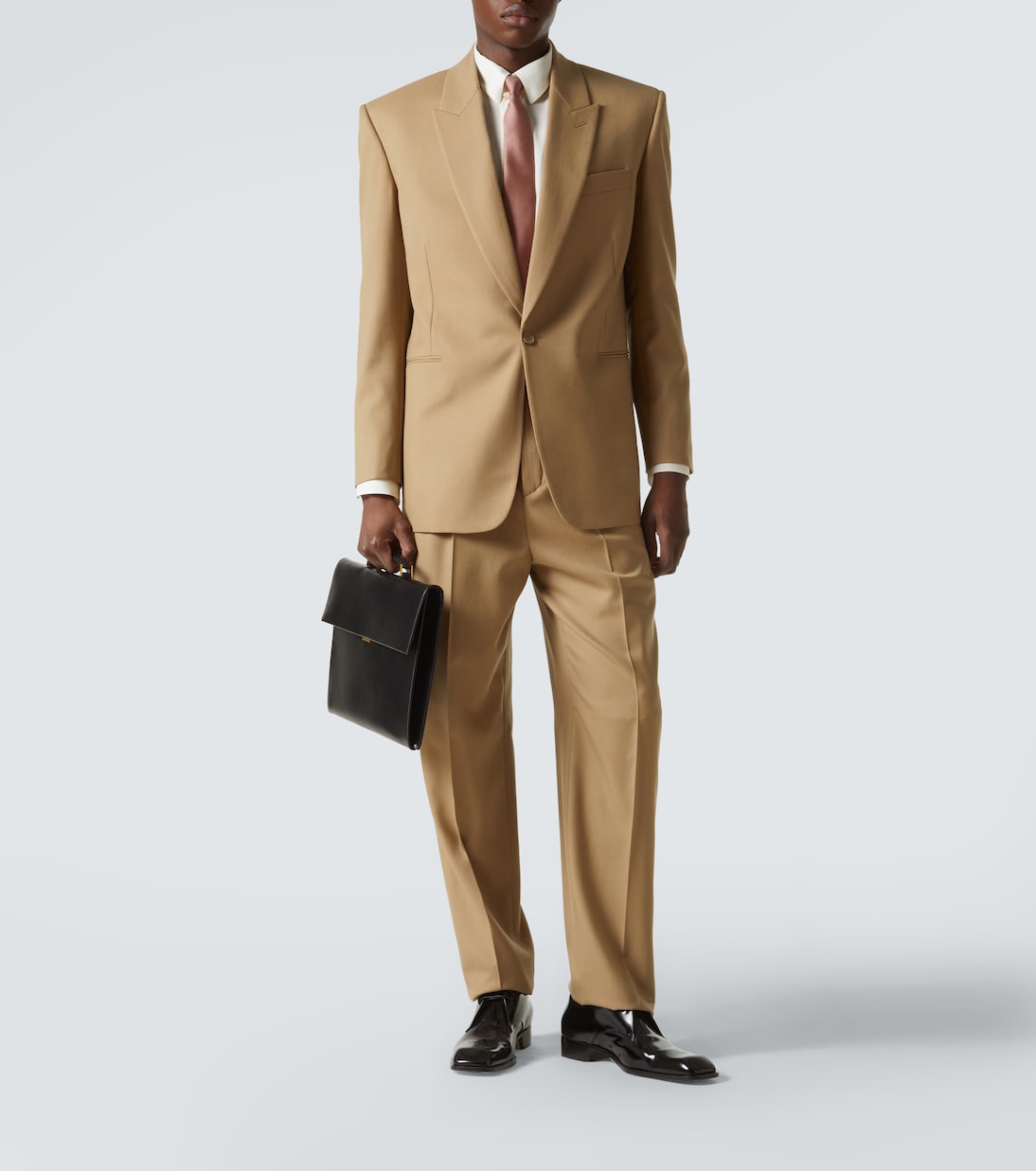 Leather briefcase | Saint Laurent
