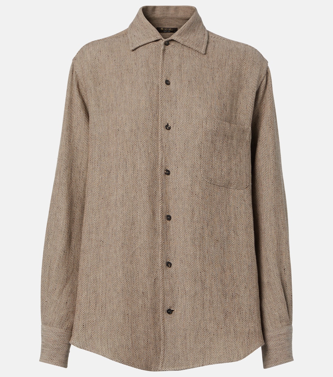 Camicia André in crêpe di lino | Loro Piana