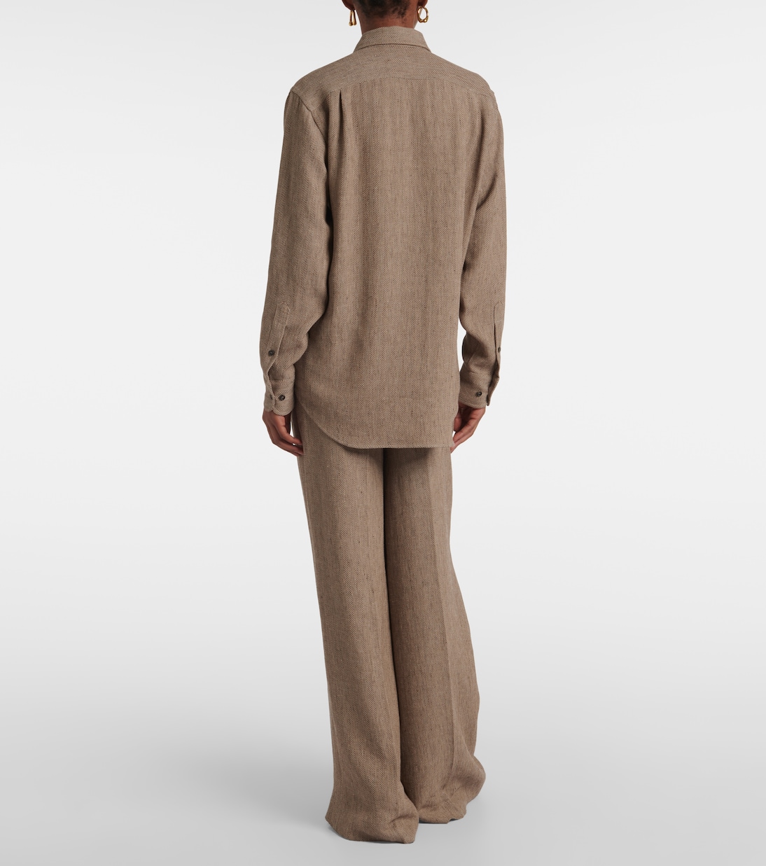 Camicia André in crêpe di lino | Loro Piana