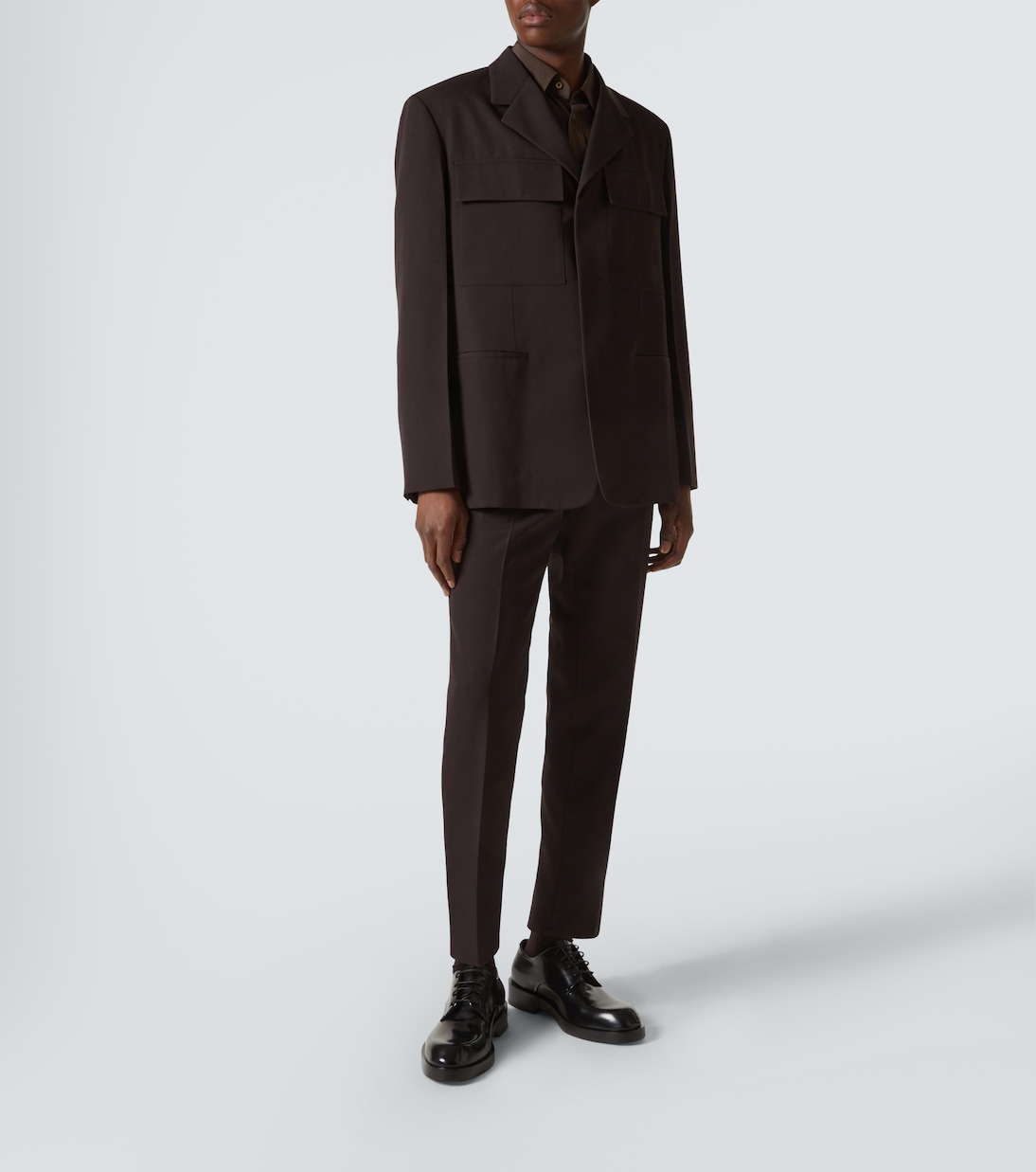 Pantalones rectos de lana | Jil Sander