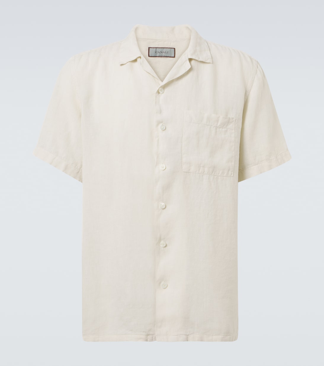 Camicia bowling in lino | Canali