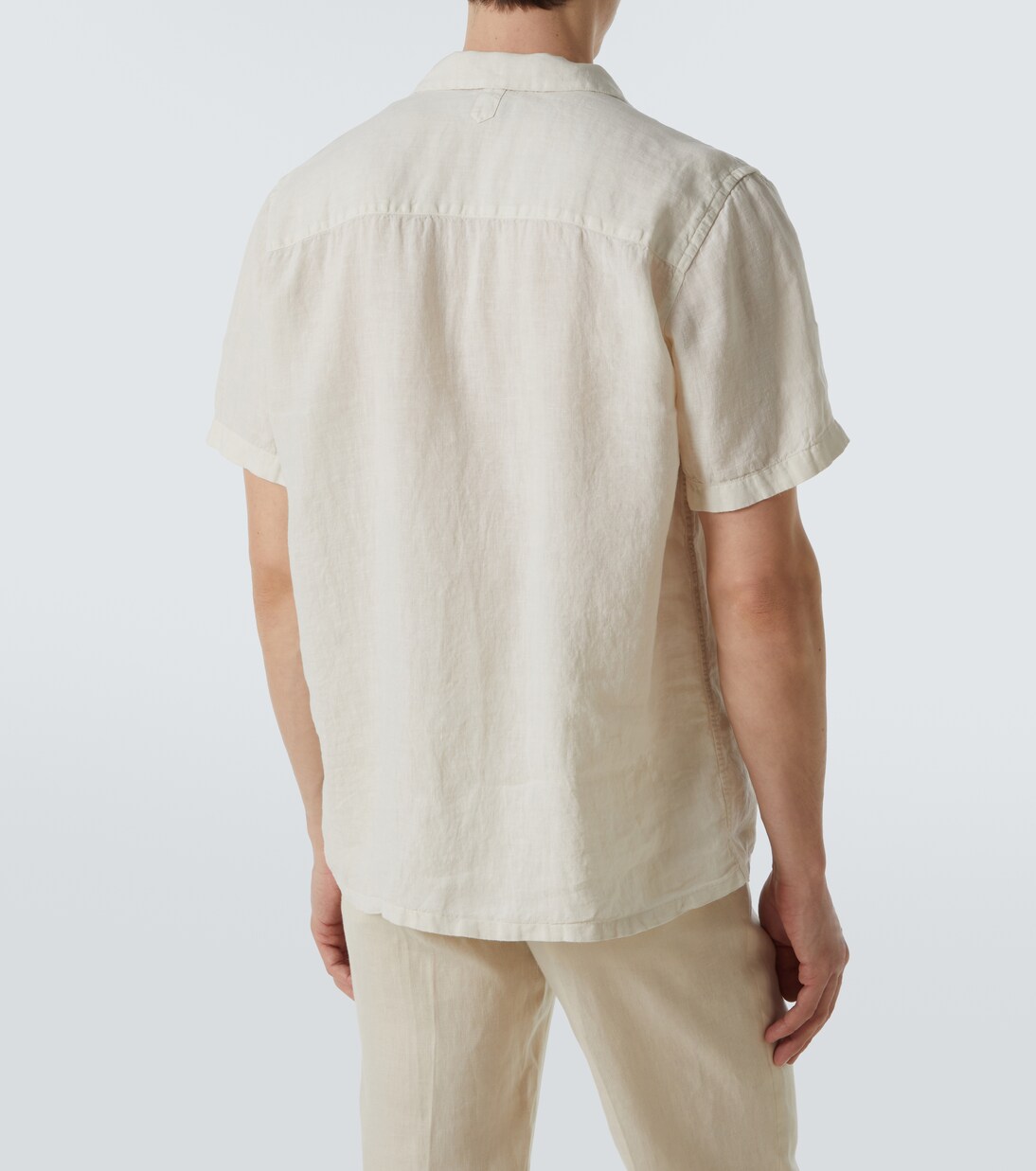 Camicia bowling in lino | Canali