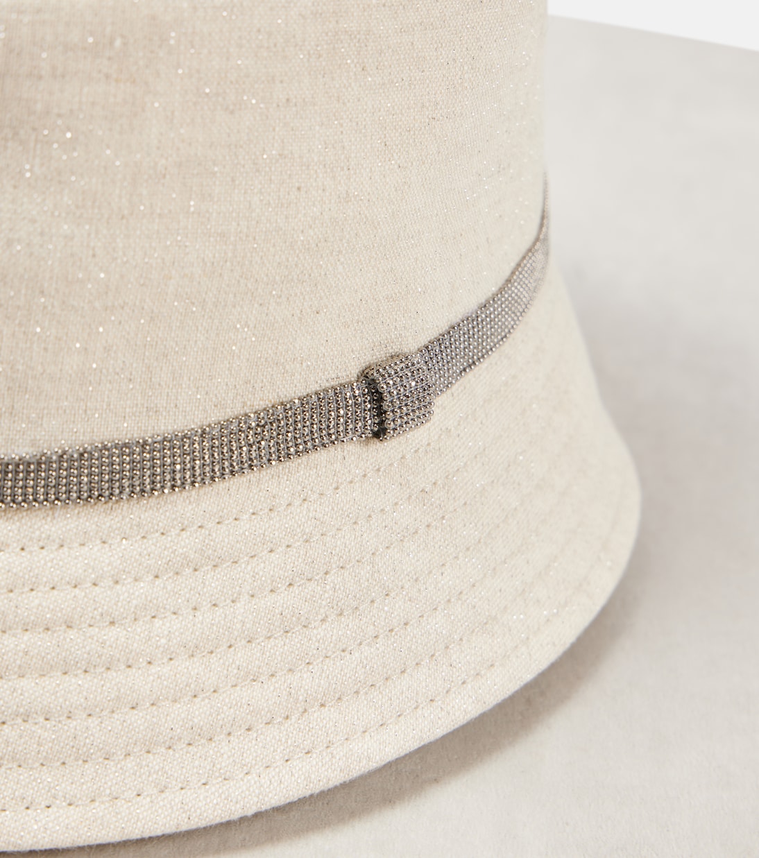 Cappello da pescatore in canvas di lino | Brunello Cucinelli