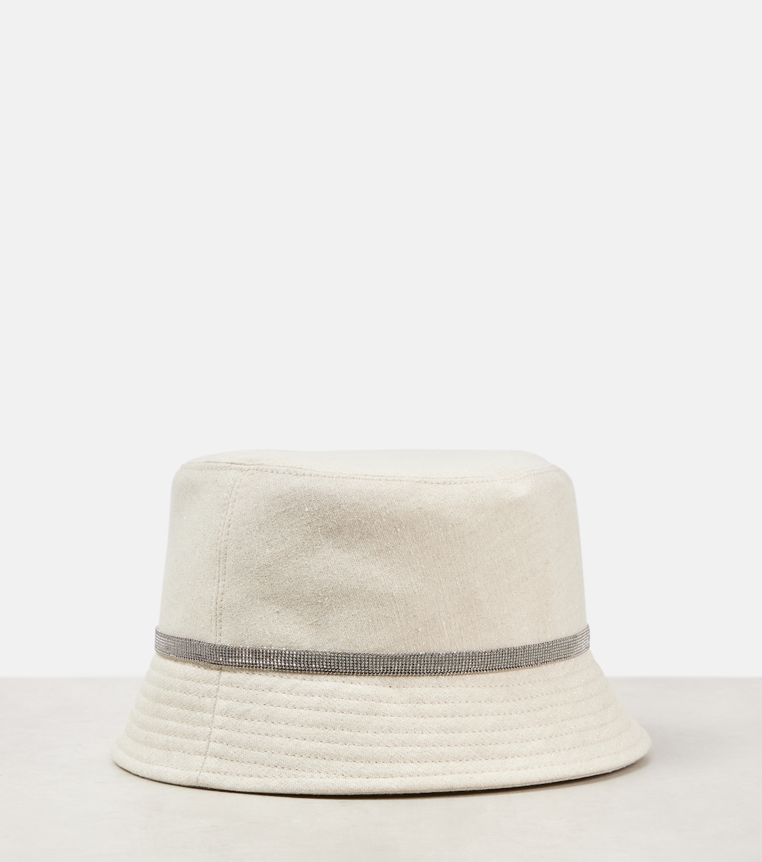 Cappello da pescatore in canvas di lino | Brunello Cucinelli