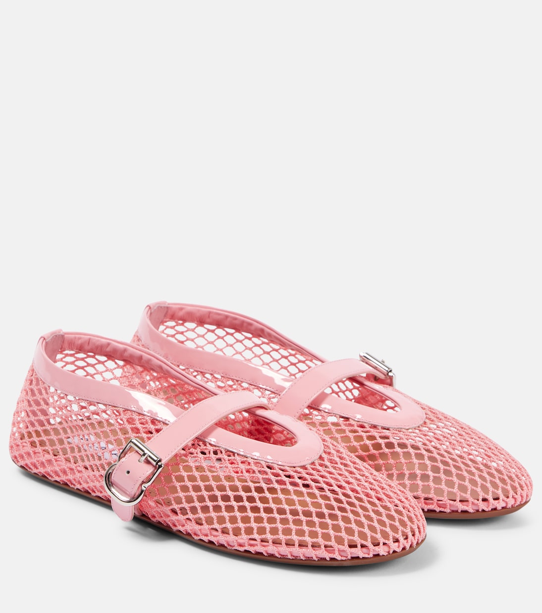 Scarpe basse in mesh con dettagli in vernice ALAÏA per uno stile giovane e moderno
