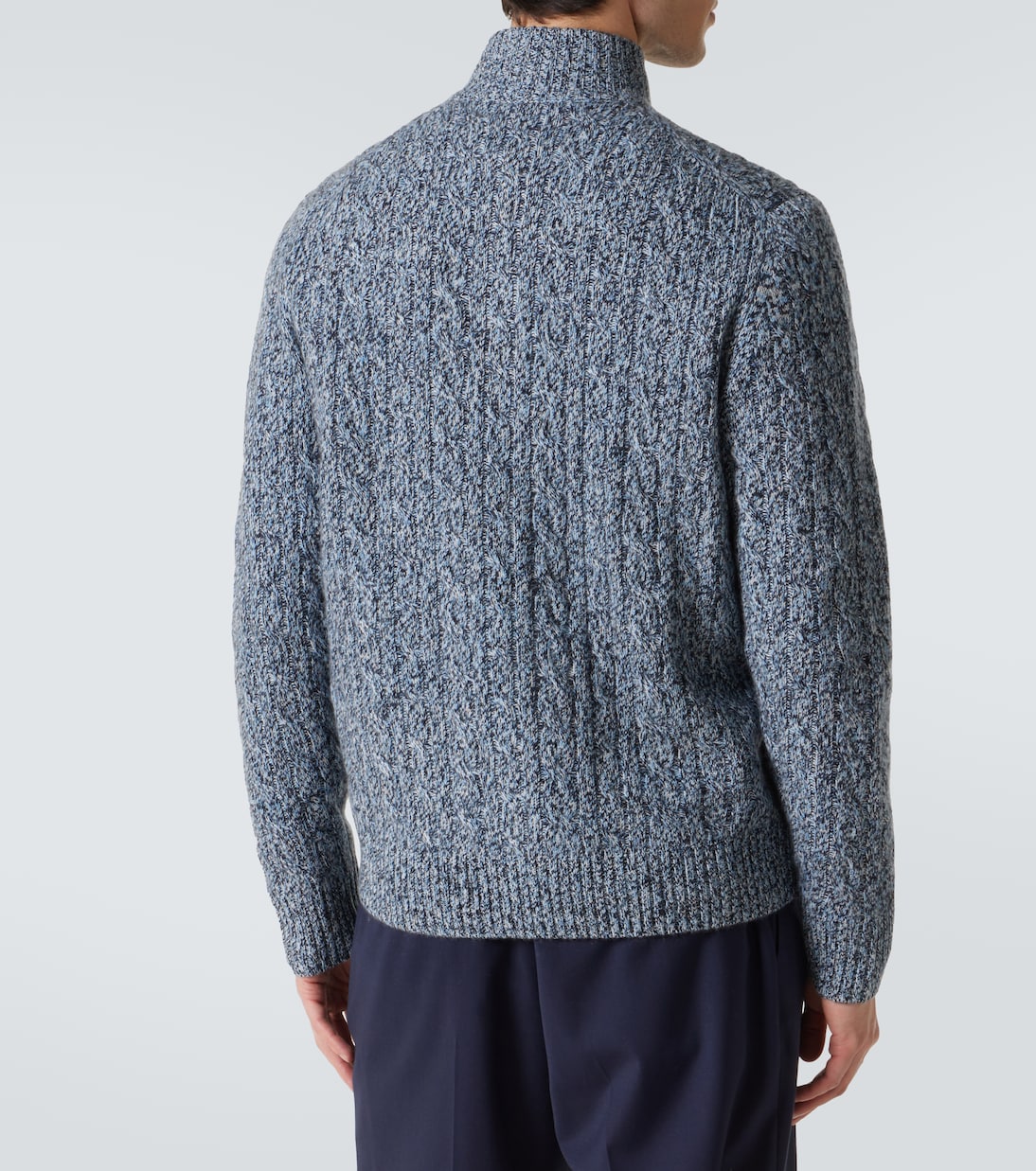 Pullover Regent in cashmere con zip | Arch4