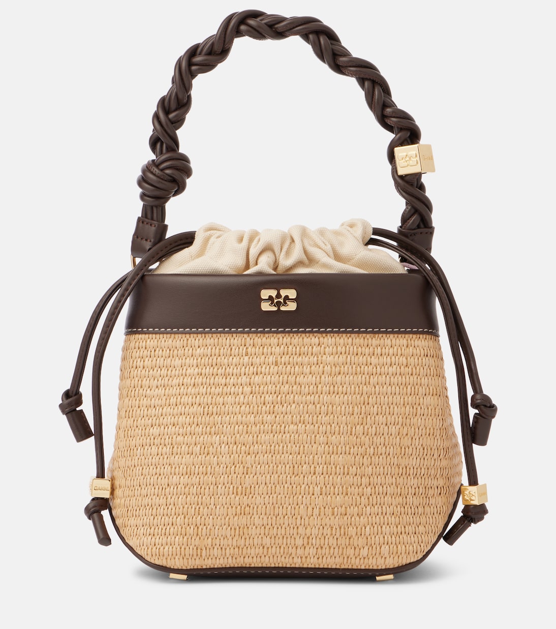 Secchiello Bou in rafia | Ganni