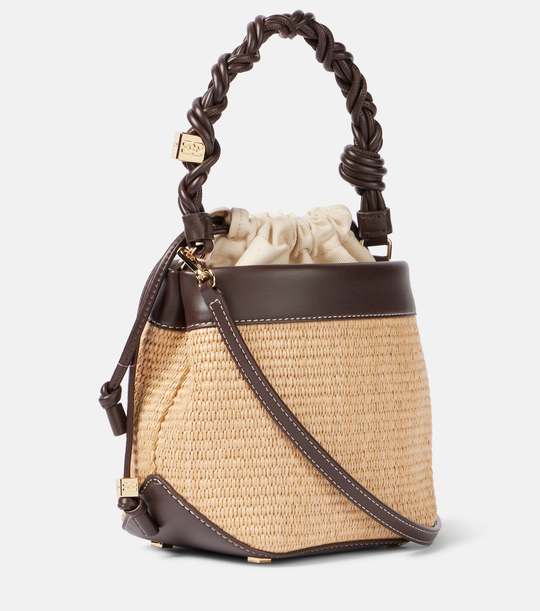 Secchiello Bou in rafia | Ganni