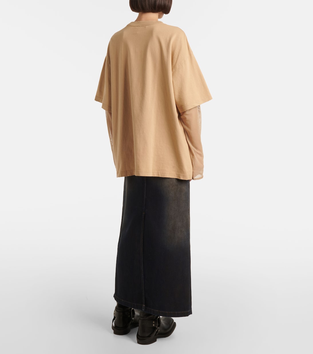 T-shirt in cotone con stampa | Acne Studios