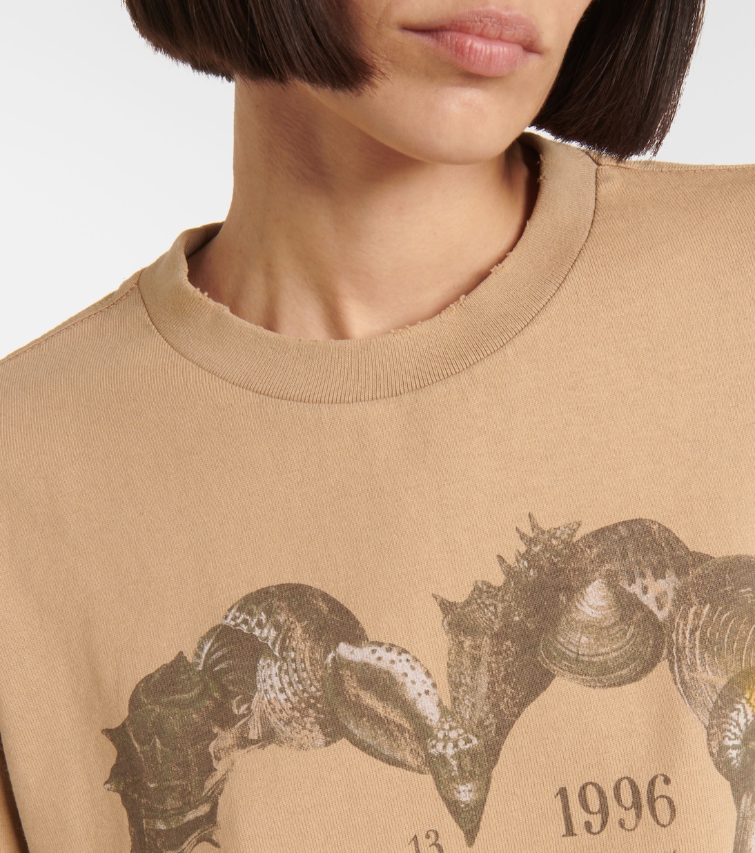T-shirt in cotone con stampa | Acne Studios