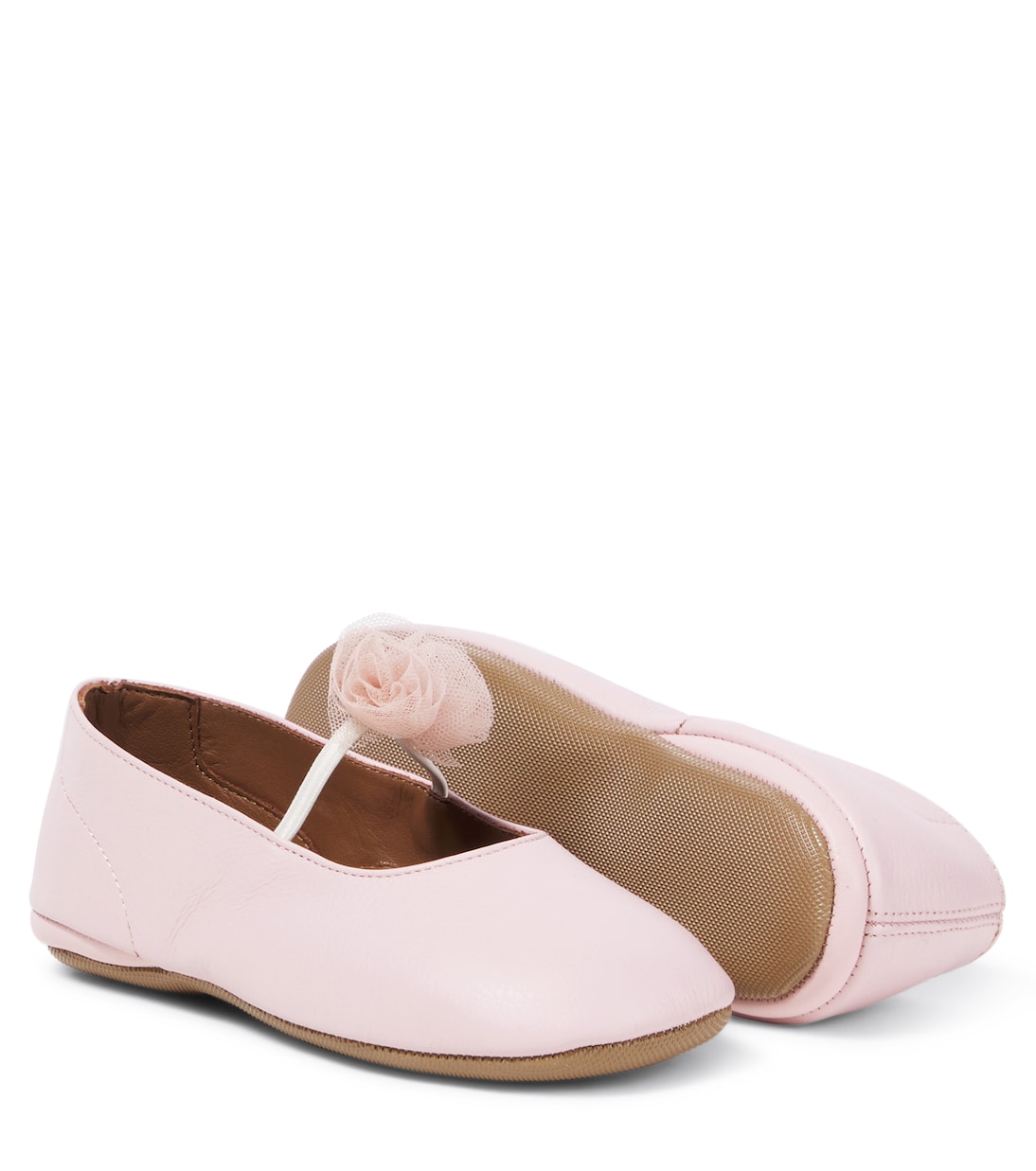 Ballerine in pelle con fiocco | PèPè