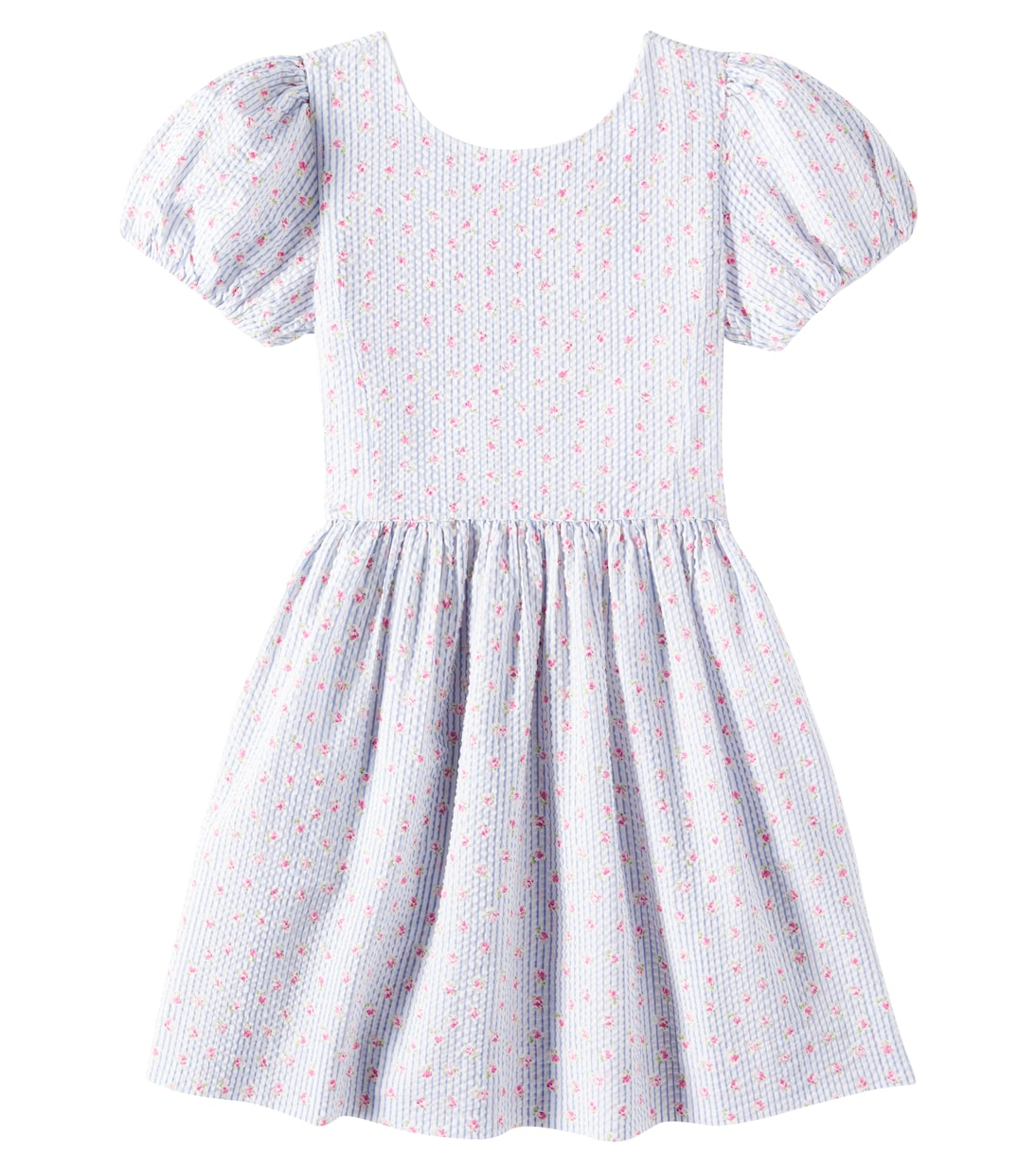 Vestido de algodón floral a rayas | Polo Ralph Lauren Kids