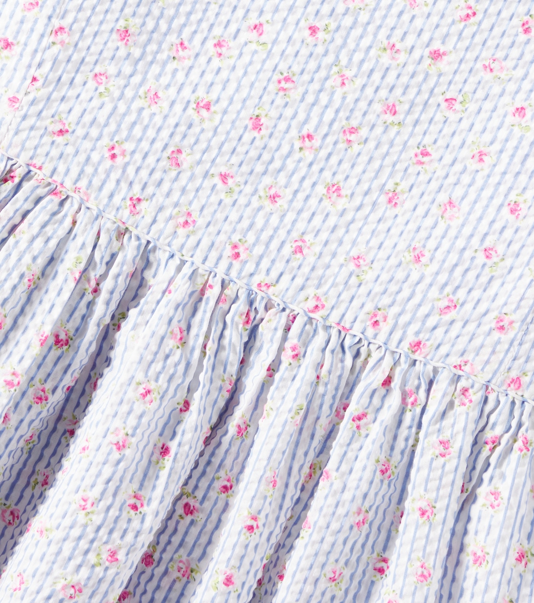 Vestido de algodón floral a rayas | Polo Ralph Lauren Kids