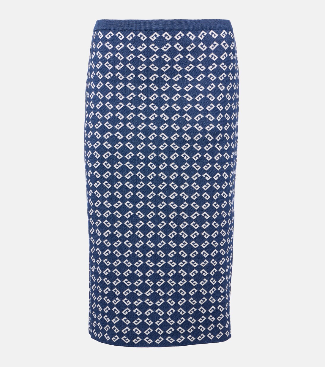 Falda midi con Monogram 72 en jacquard | Givenchy