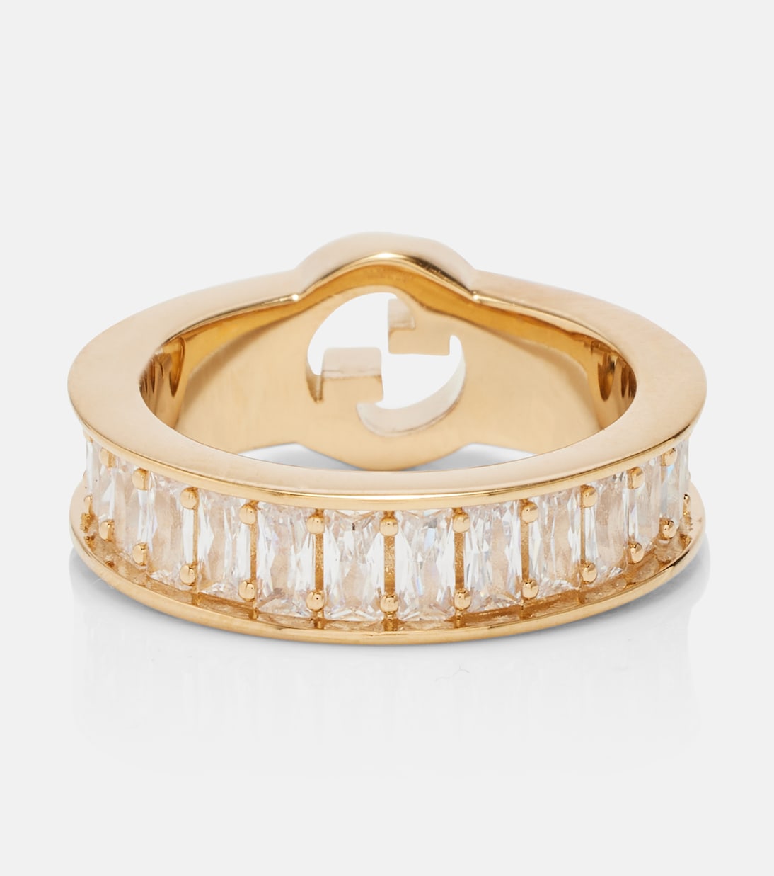 Anillo Gucci Blondie adornado | Gucci