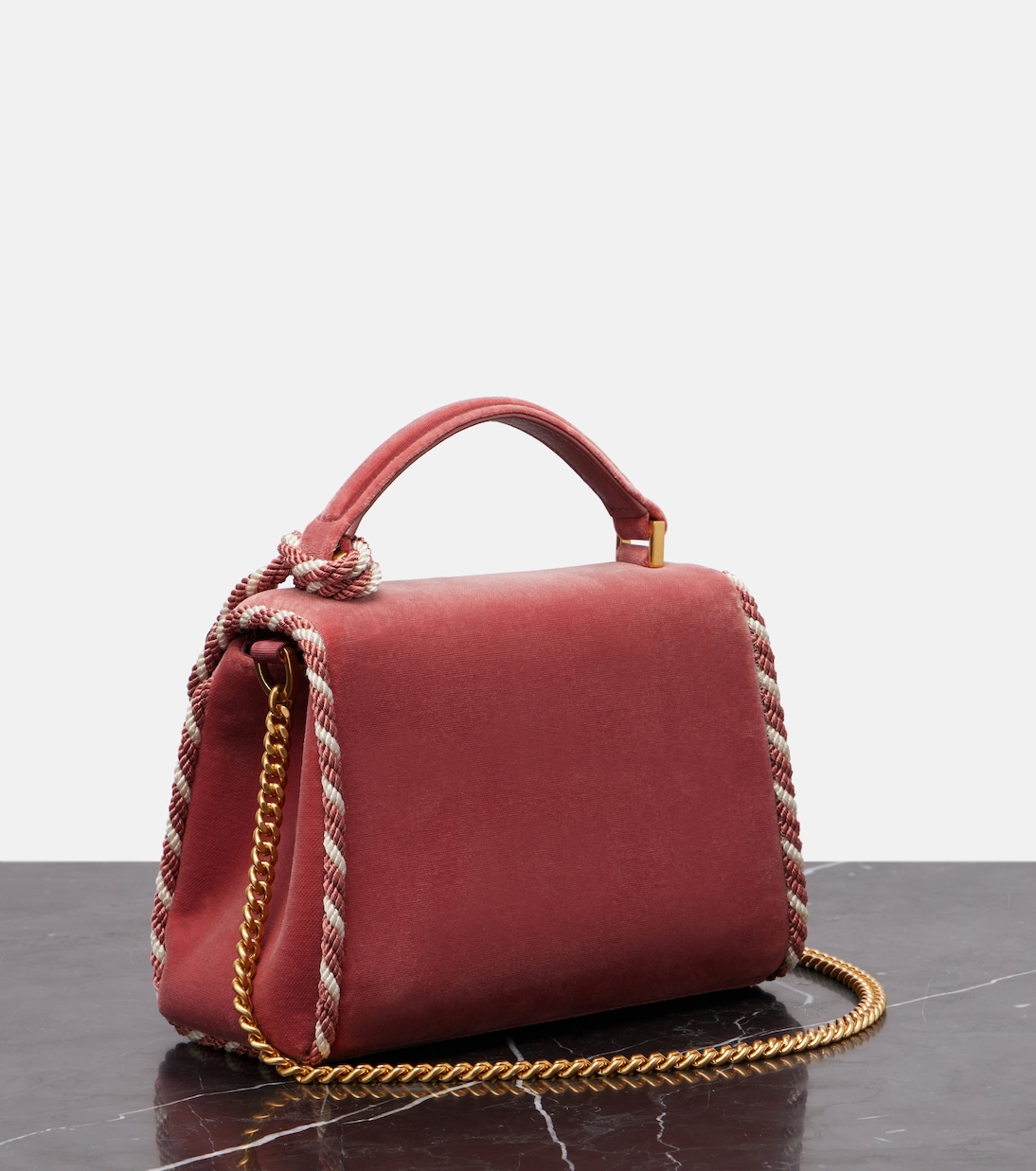 Bolso VSling Mini de terciopelo adornado | Valentino Garavani