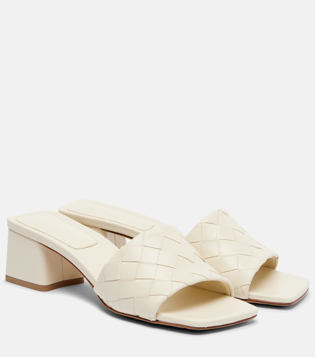 Mules Parco 45 in pelle Intrecciato | Bottega Veneta