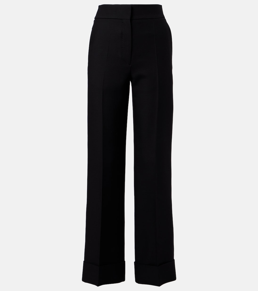 Pantalon ample en laine et soie | Valentino
