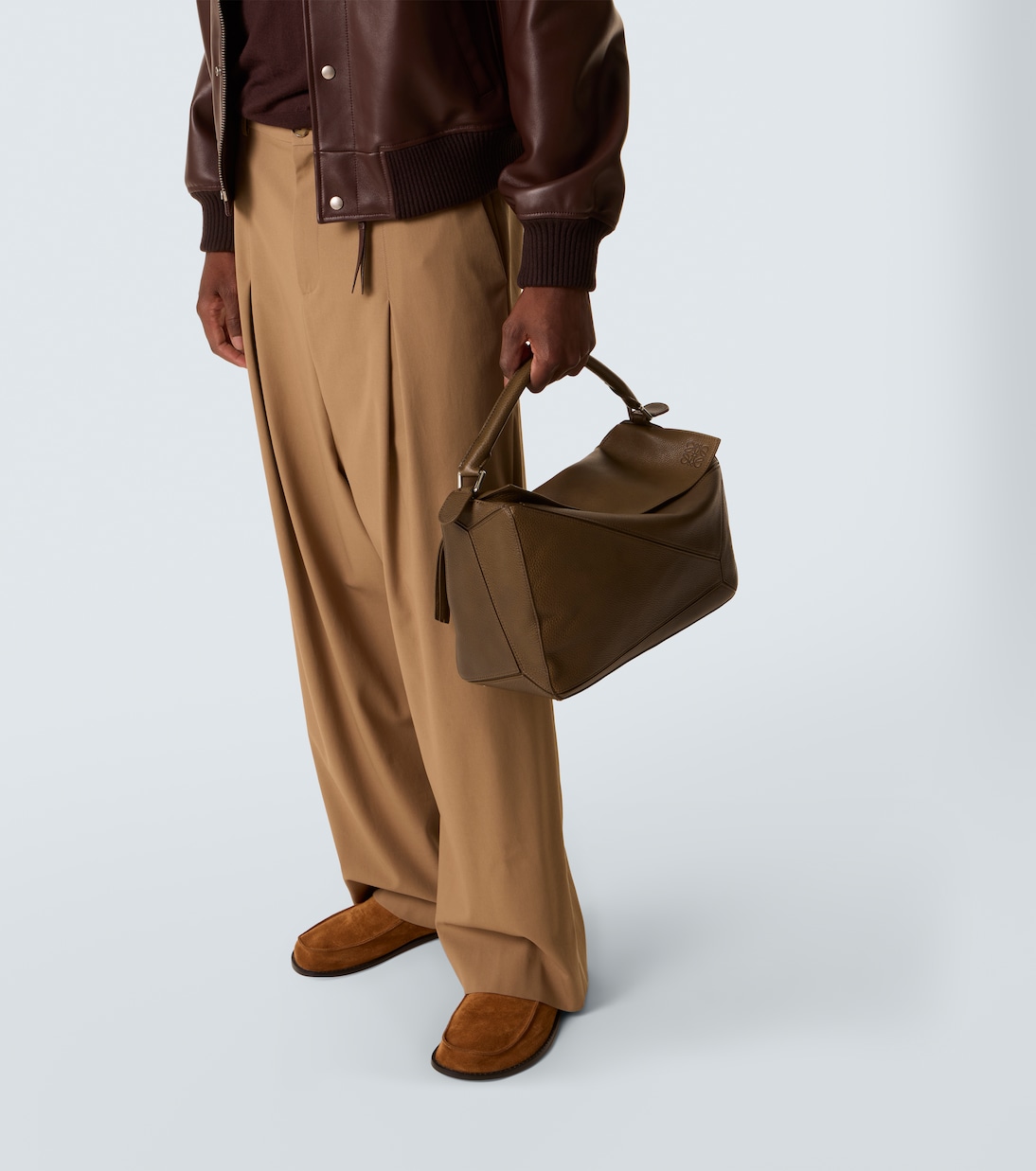 Puzzle L号皮革托特包 | Loewe