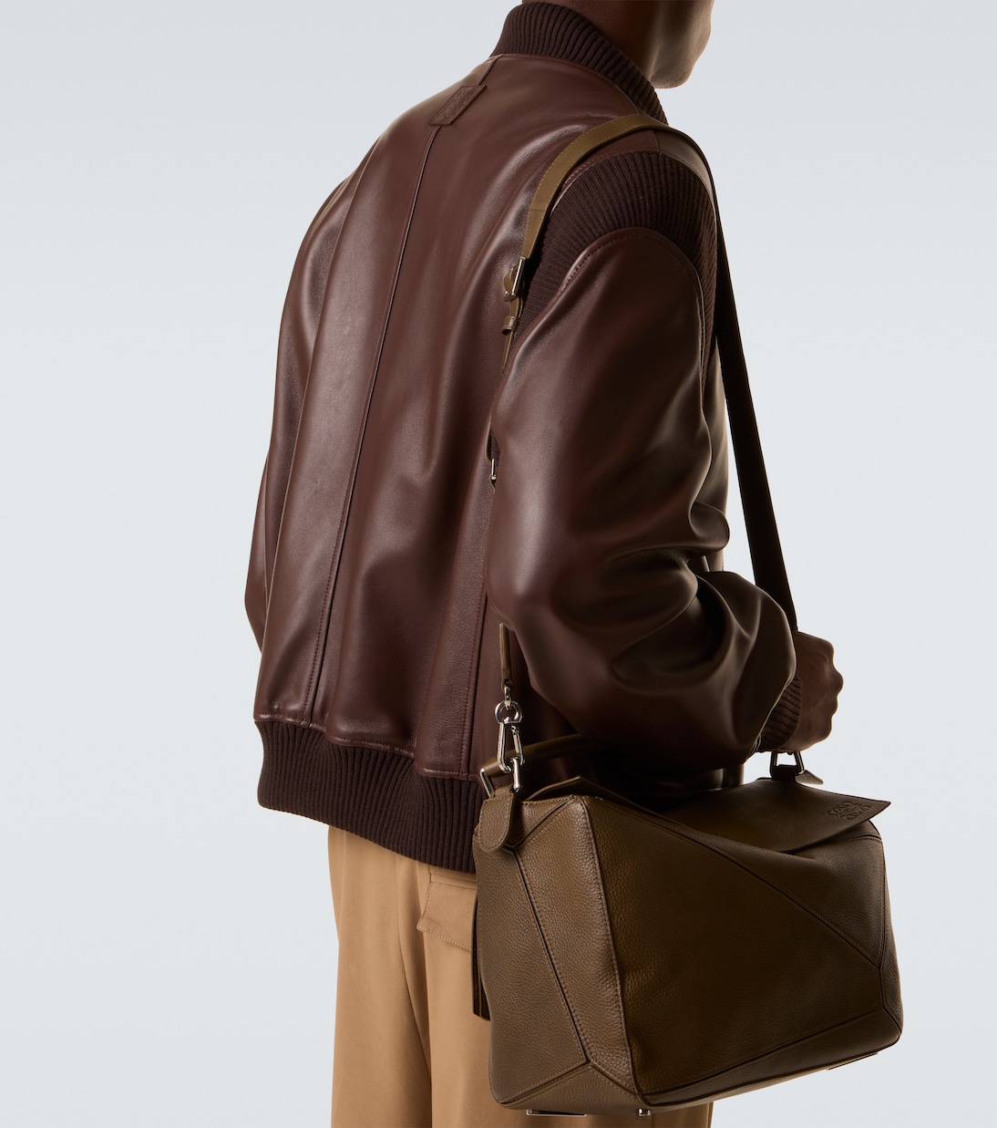 Puzzle L号皮革托特包 | Loewe