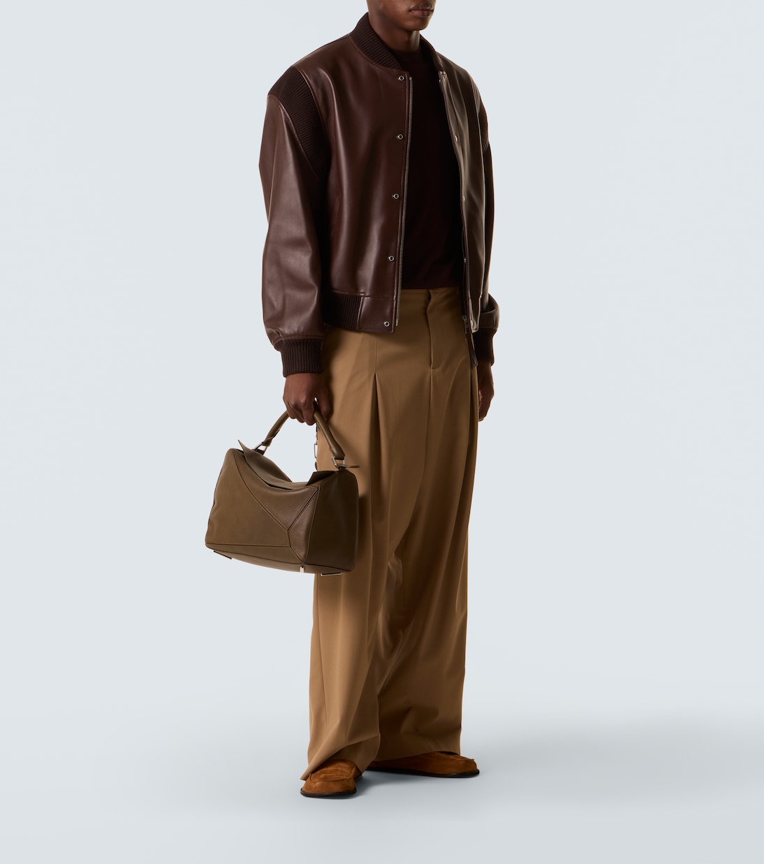 Puzzle L号皮革托特包 | Loewe