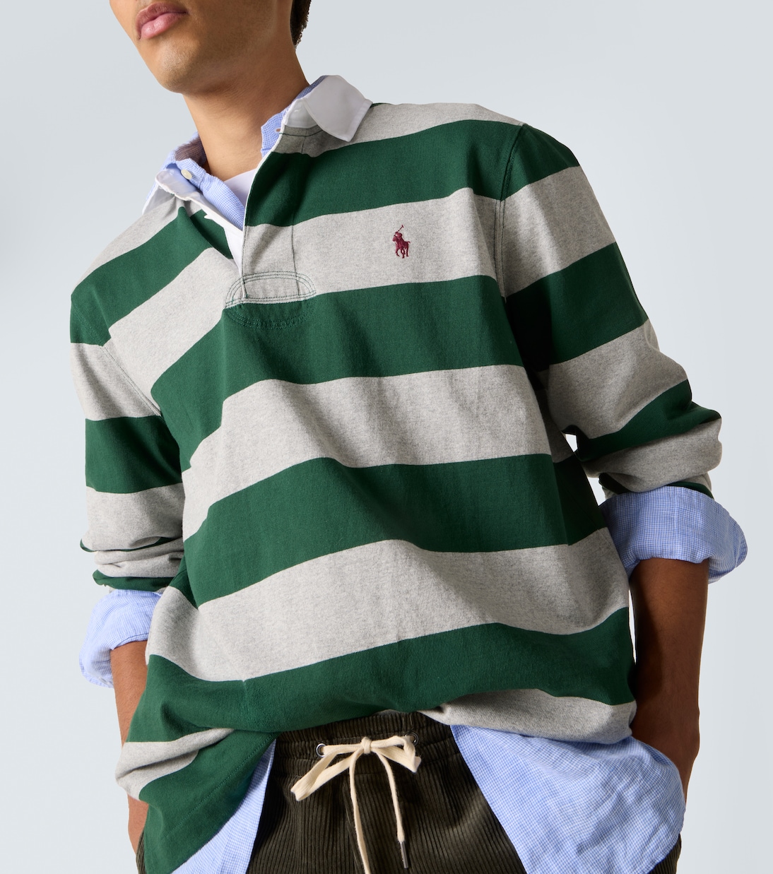 Striped cotton polo shirt | Polo Ralph Lauren