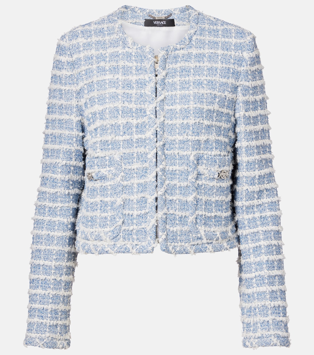 Veste raccourcie Medusa en tweed | Versace