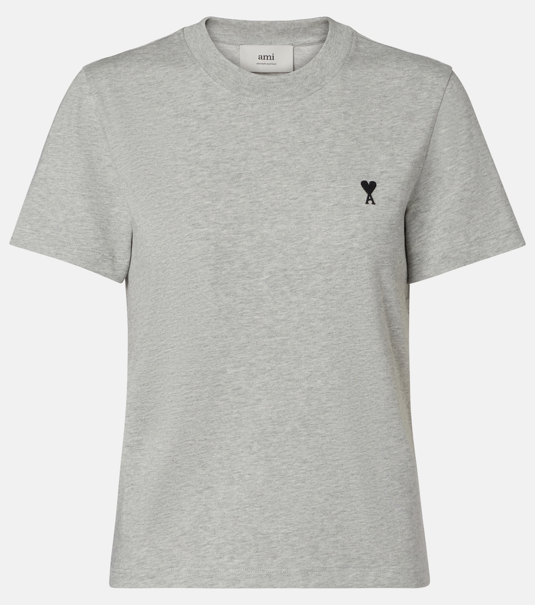 T-Shirt Ami De Cœur aus Baumwoll-Jersey | Ami Paris