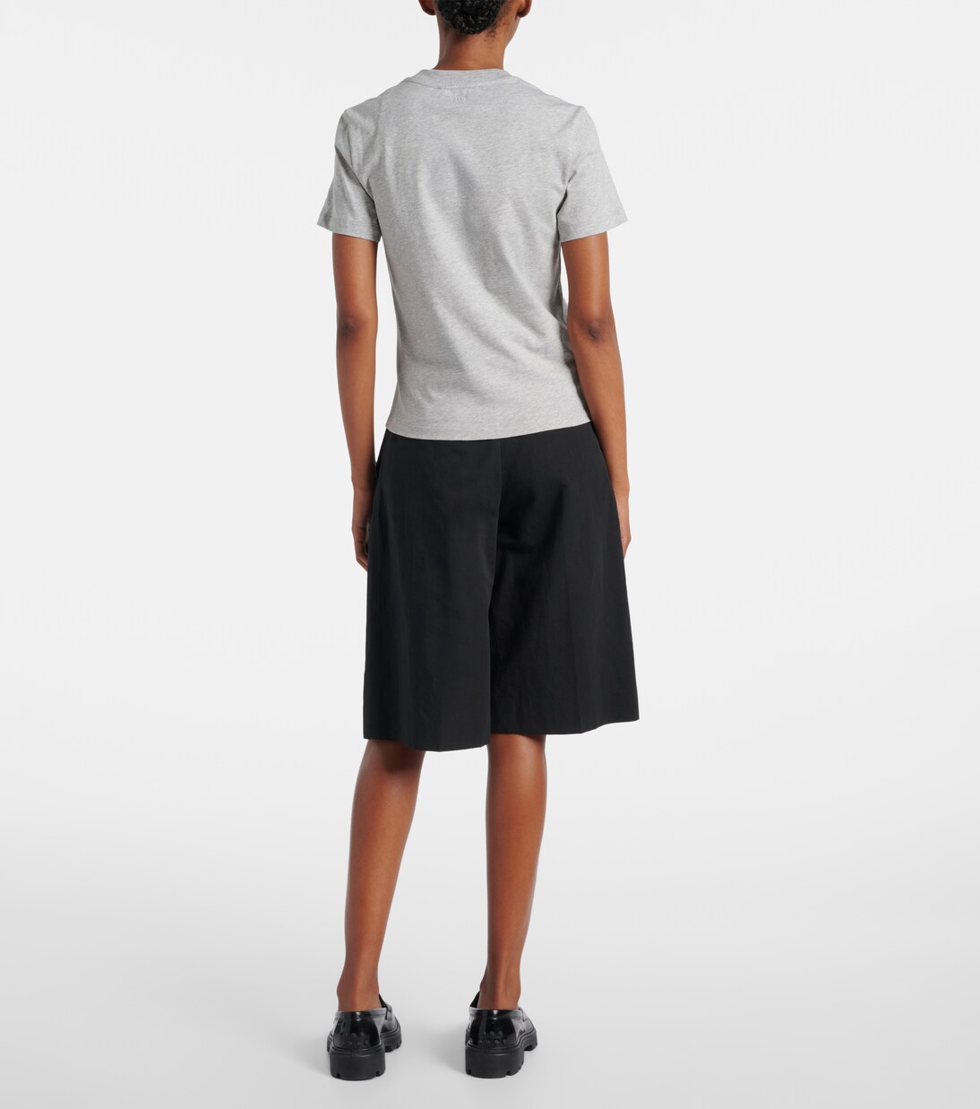 T-Shirt Ami De Cœur aus Baumwoll-Jersey | Ami Paris
