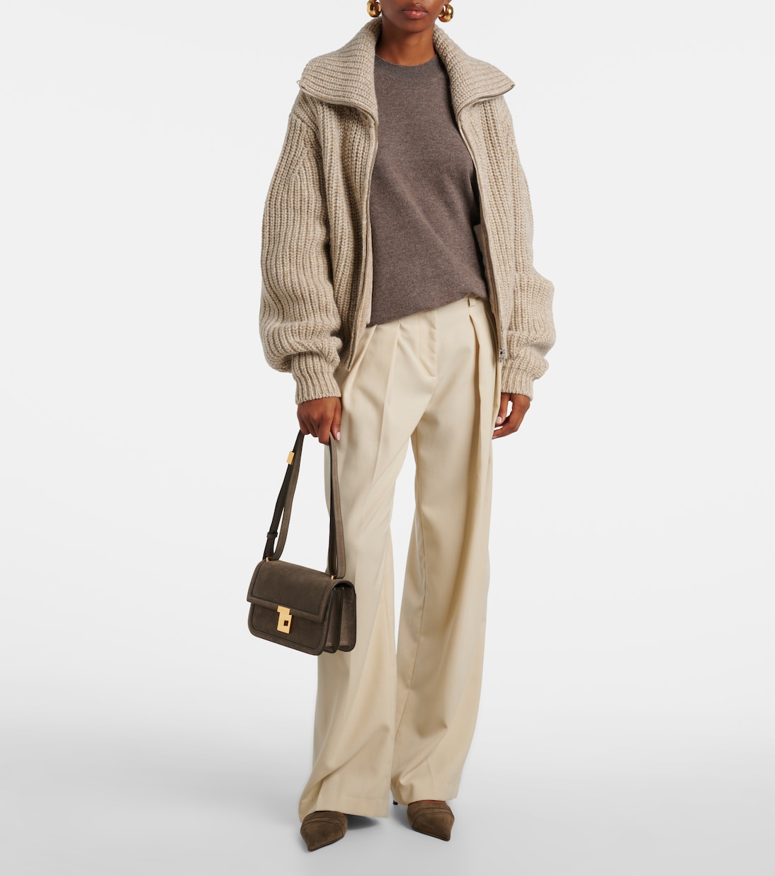 Paris suede crossbody bag | DeMellier
