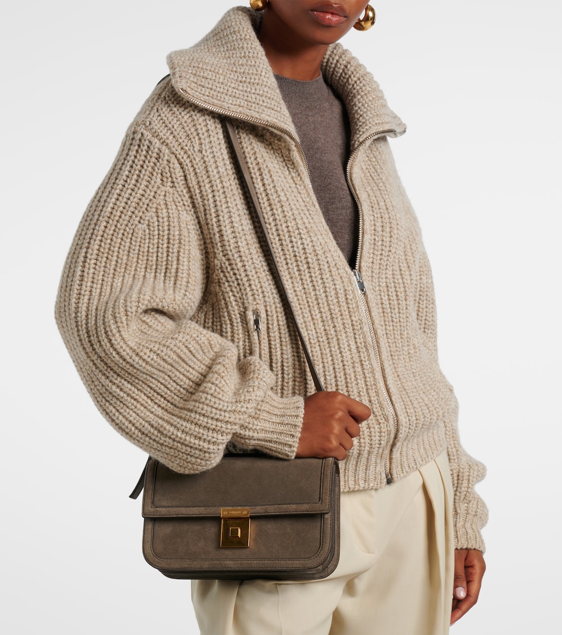 Paris suede crossbody bag | DeMellier