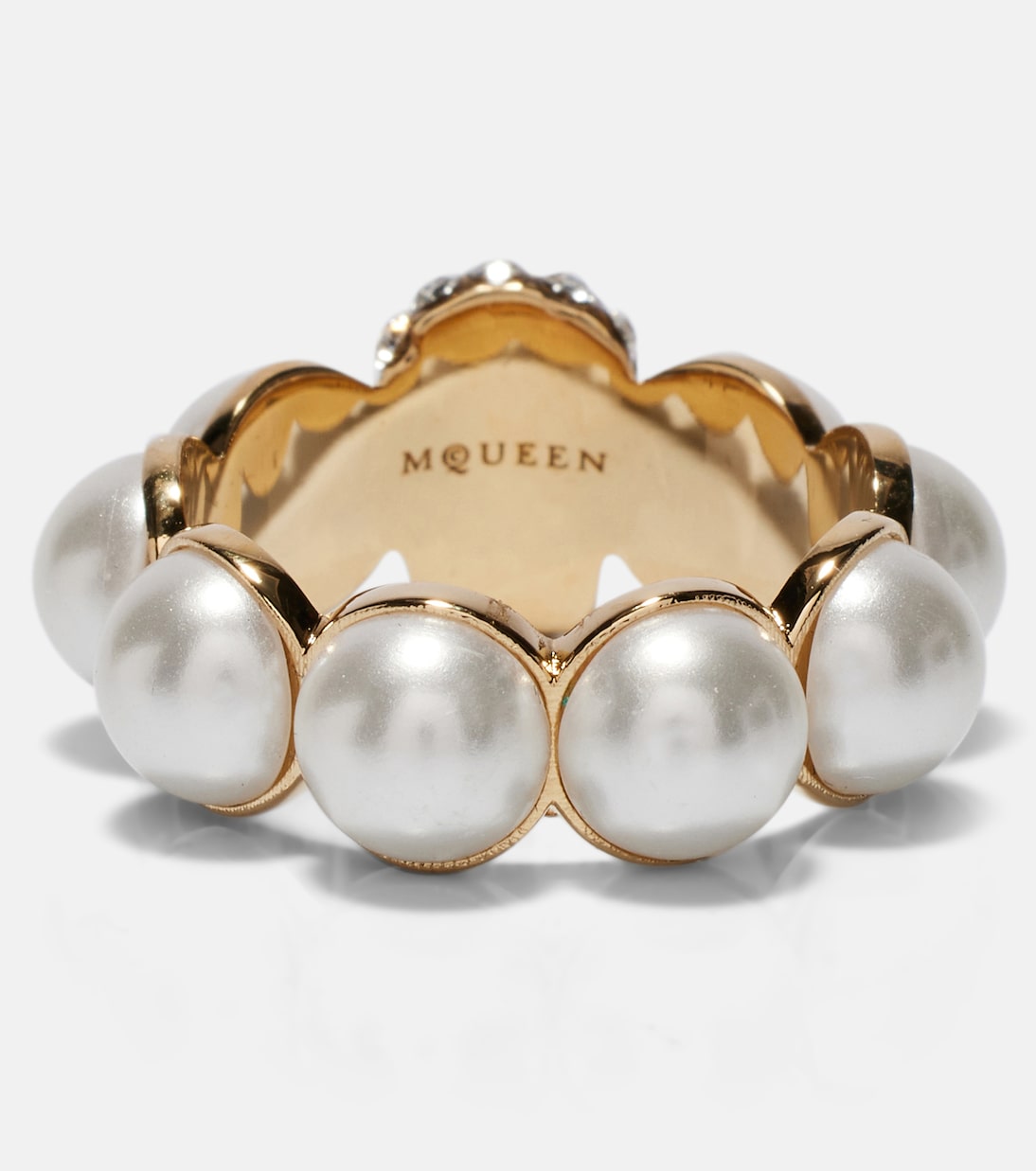 Anillo Skull adornado | McQueen