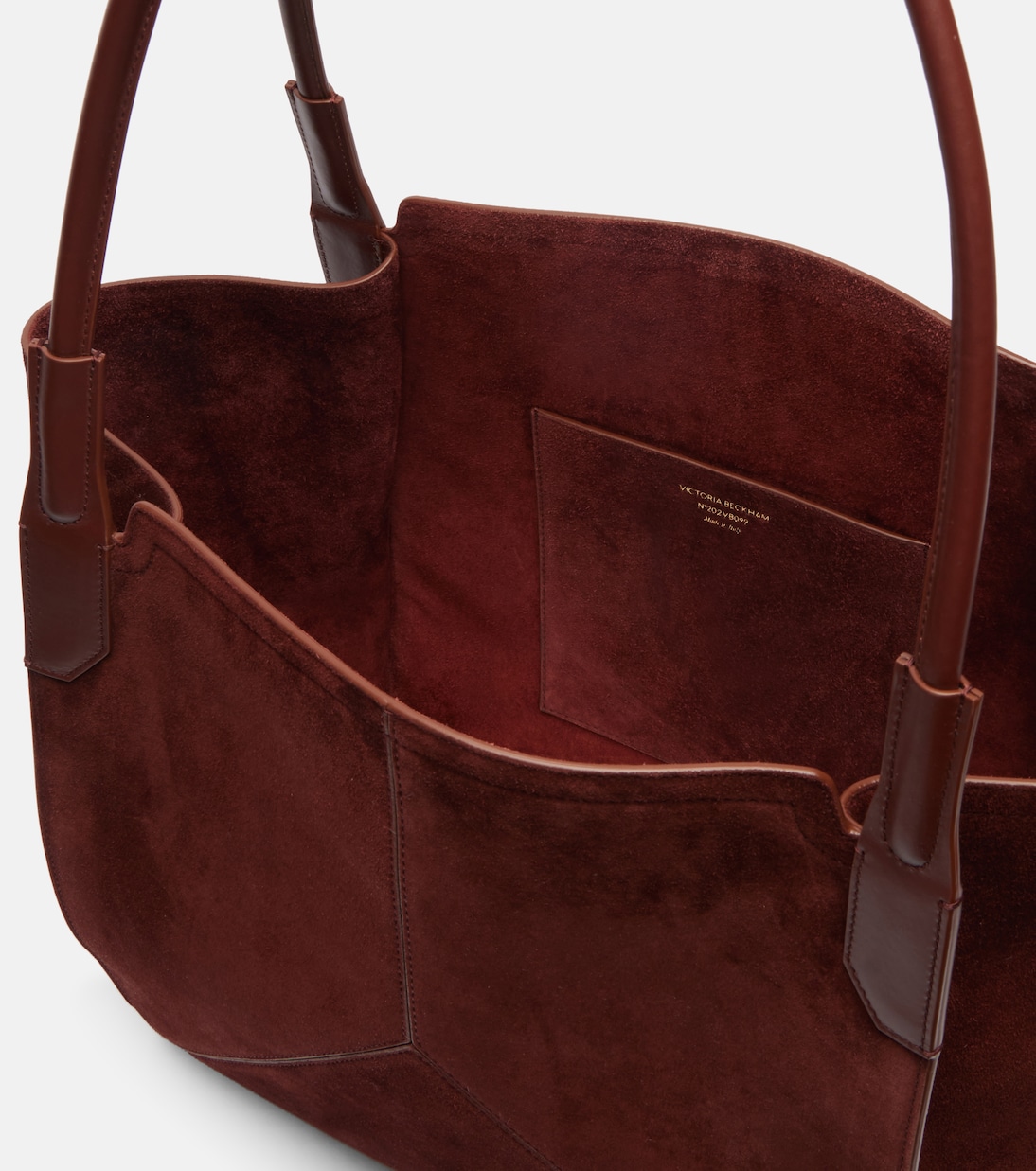 Tote Bag Victoria Small aus Veloursleder | Victoria Beckham