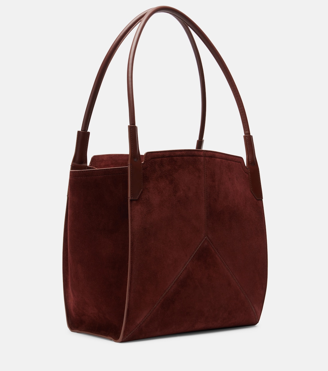 Tote Bag Victoria Small aus Veloursleder | Victoria Beckham