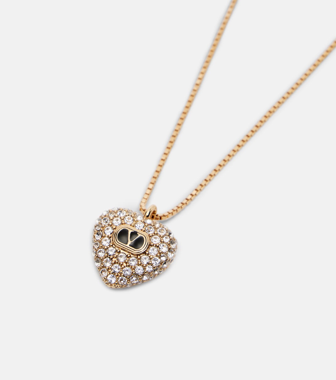Cœur Royal embellished pendant necklace | Valentino