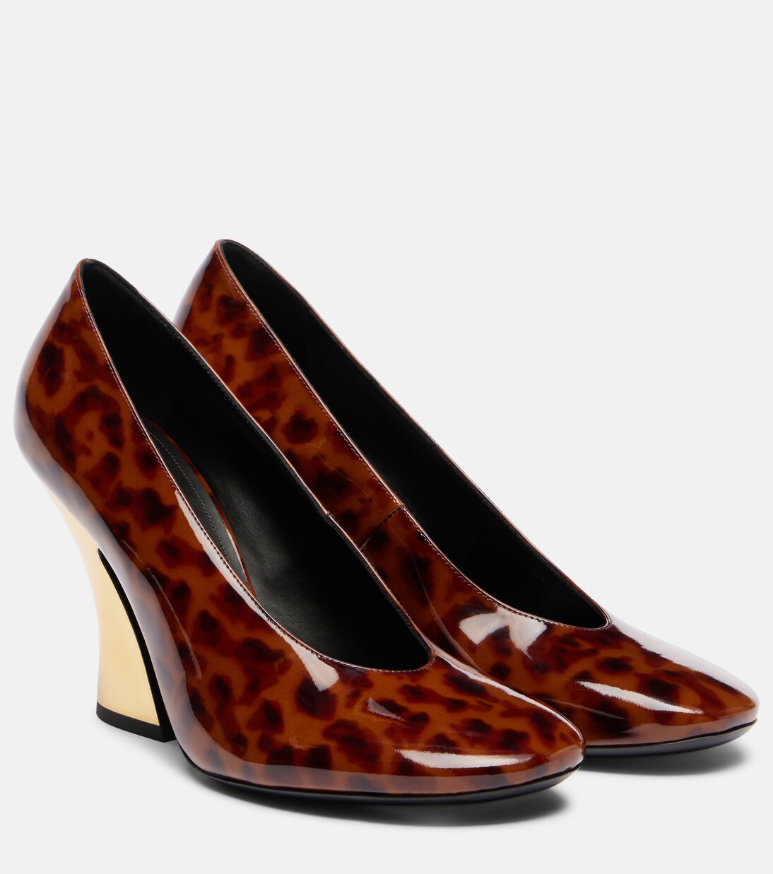 90 leopard-print patent leather pumps | Givenchy