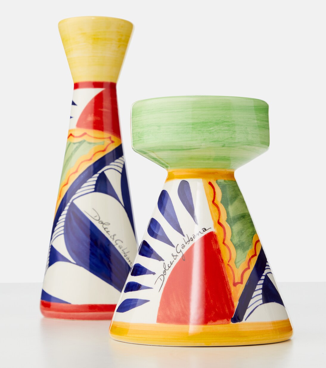 Carretto Small ceramic candle holder | Dolce&Gabbana Casa