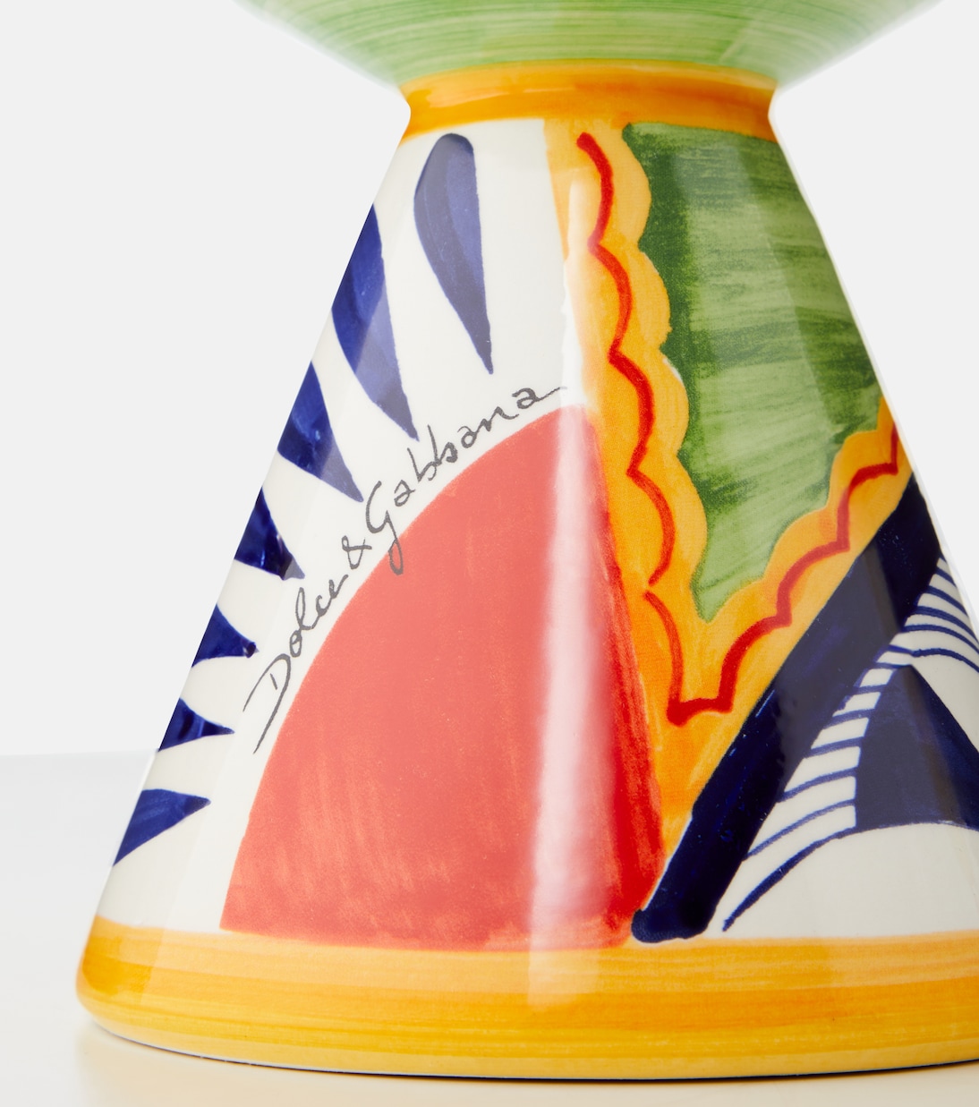 Carretto Small ceramic candle holder | Dolce&Gabbana Casa