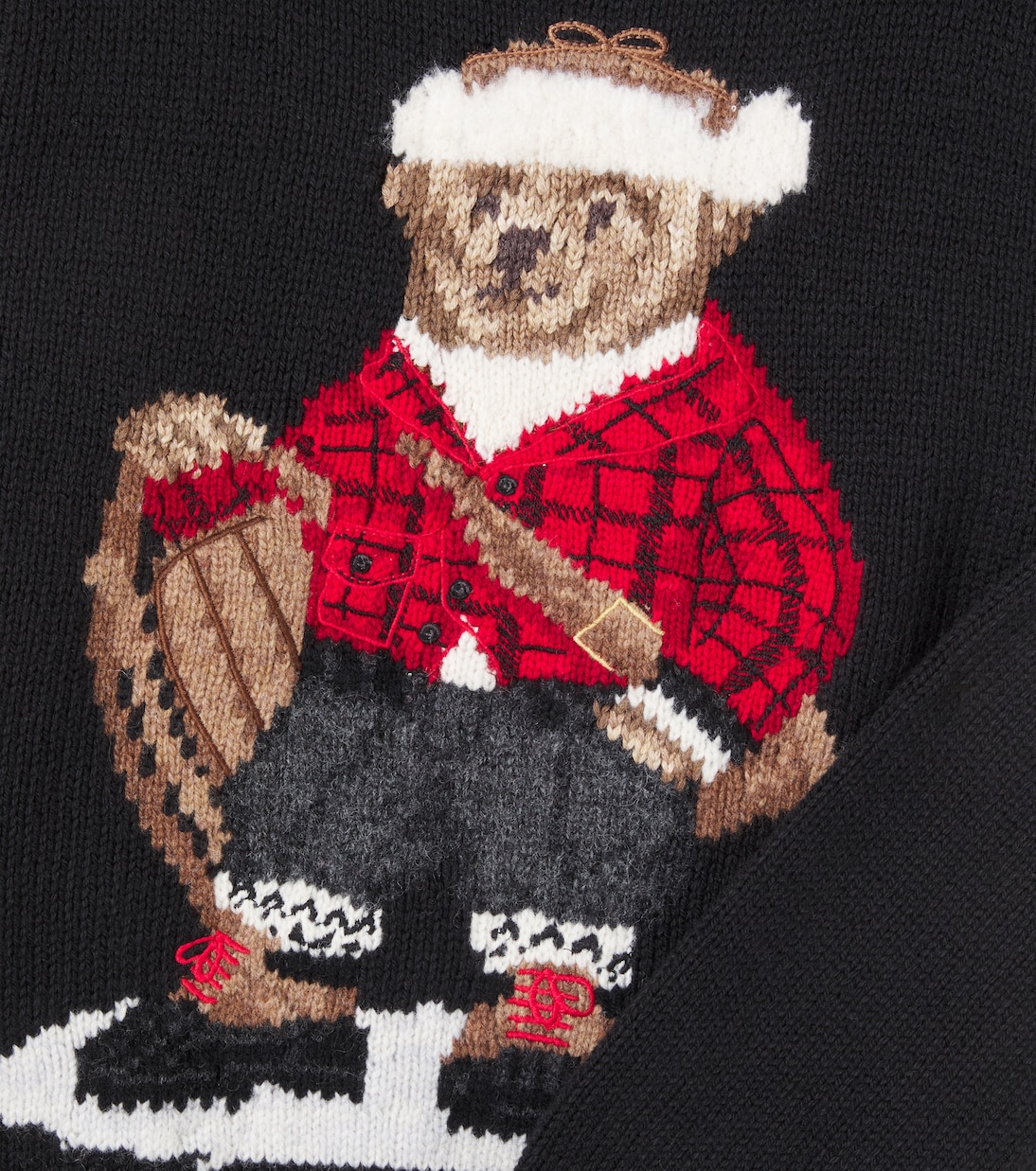Polo Bear intarsia cotton sweater | Polo Ralph Lauren Kids