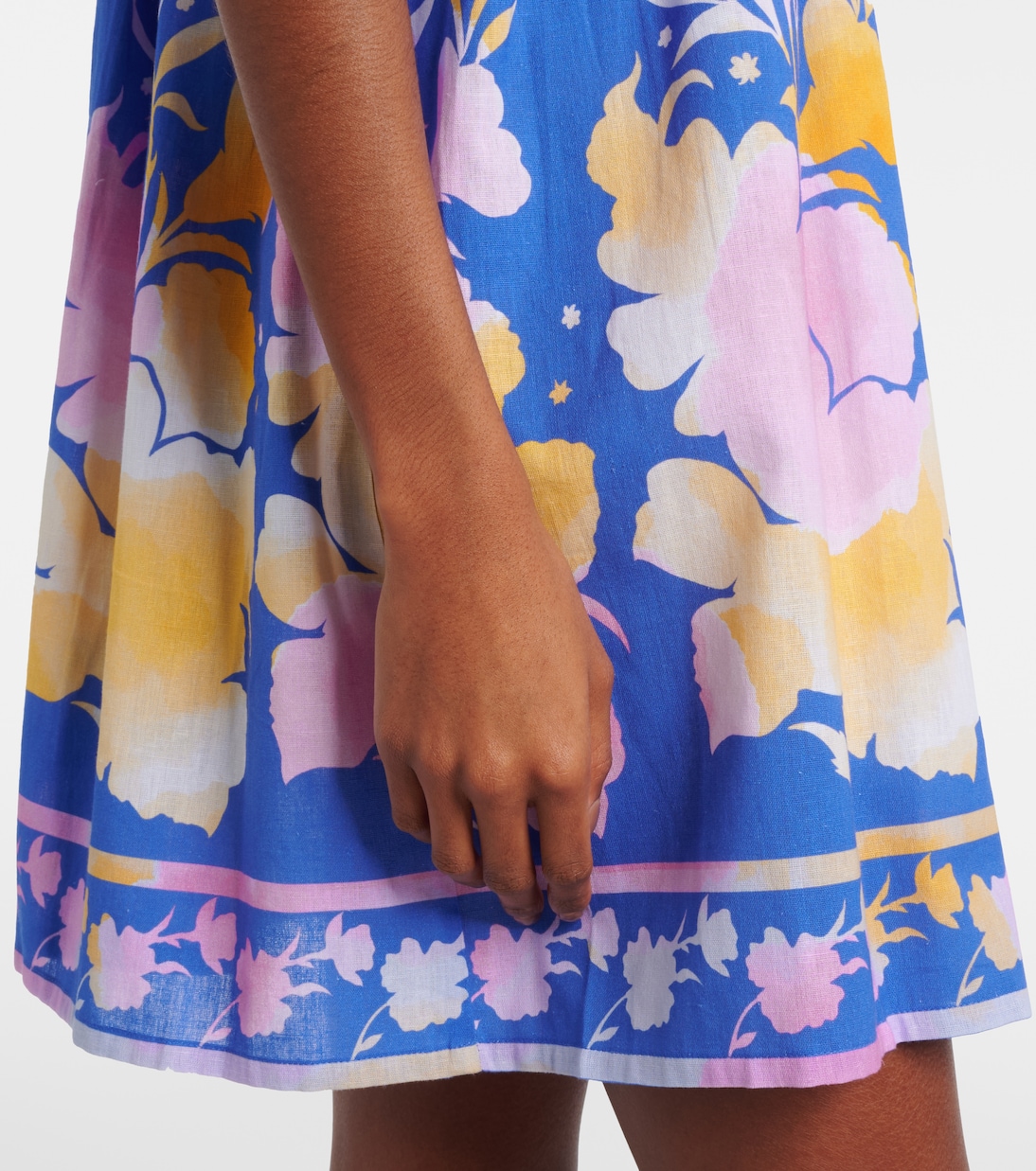 Minikleid aus Baumwolle und Leinen | Juliet Dunn