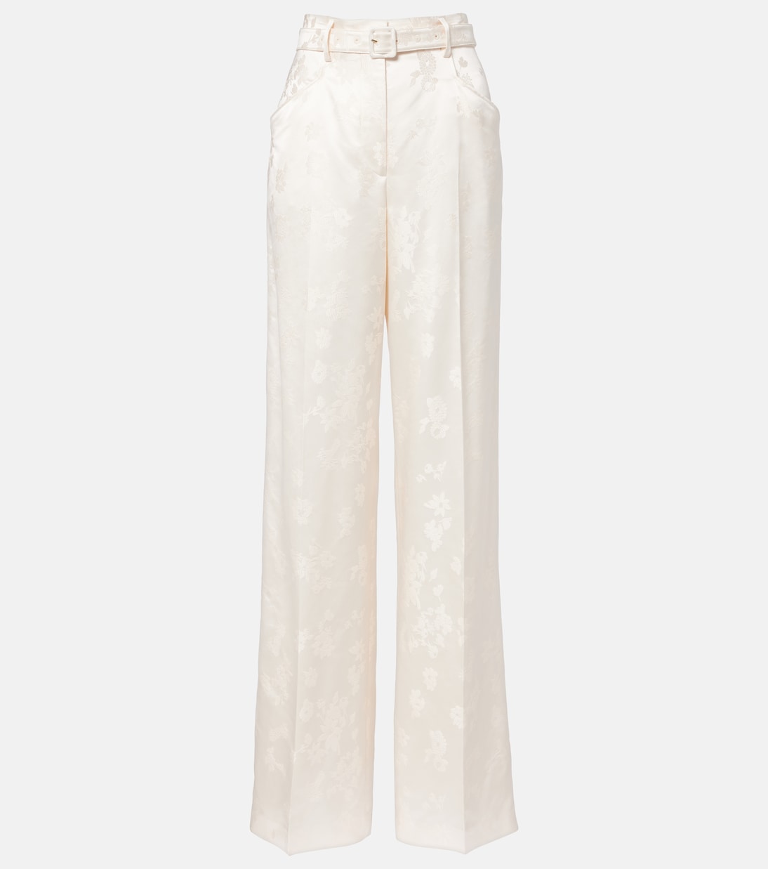 Norman embroidered silk wide-leg pants | Gabriela Hearst