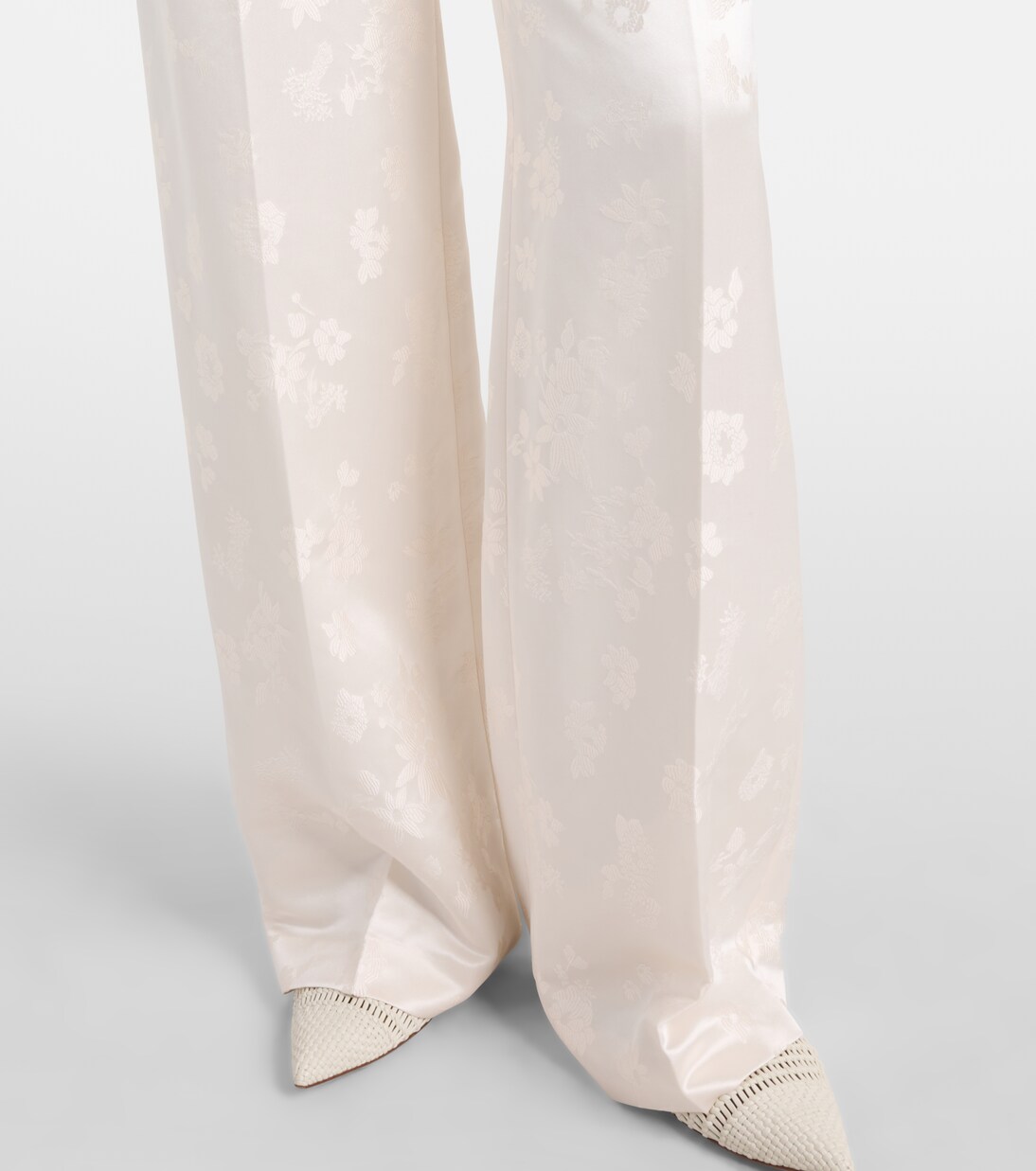 Norman embroidered silk wide-leg pants | Gabriela Hearst