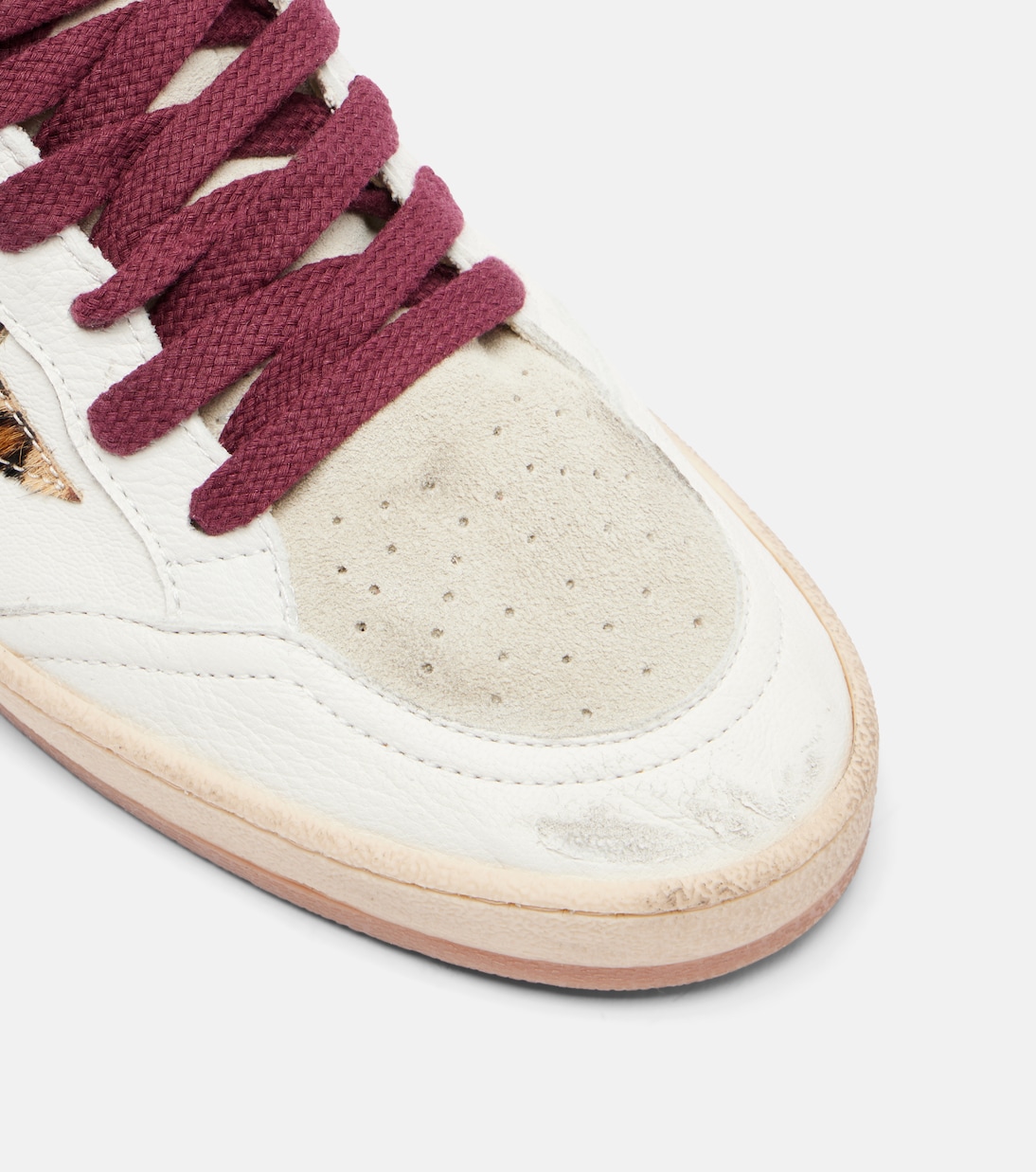Ball Star leather and suede sneakers | Golden Goose