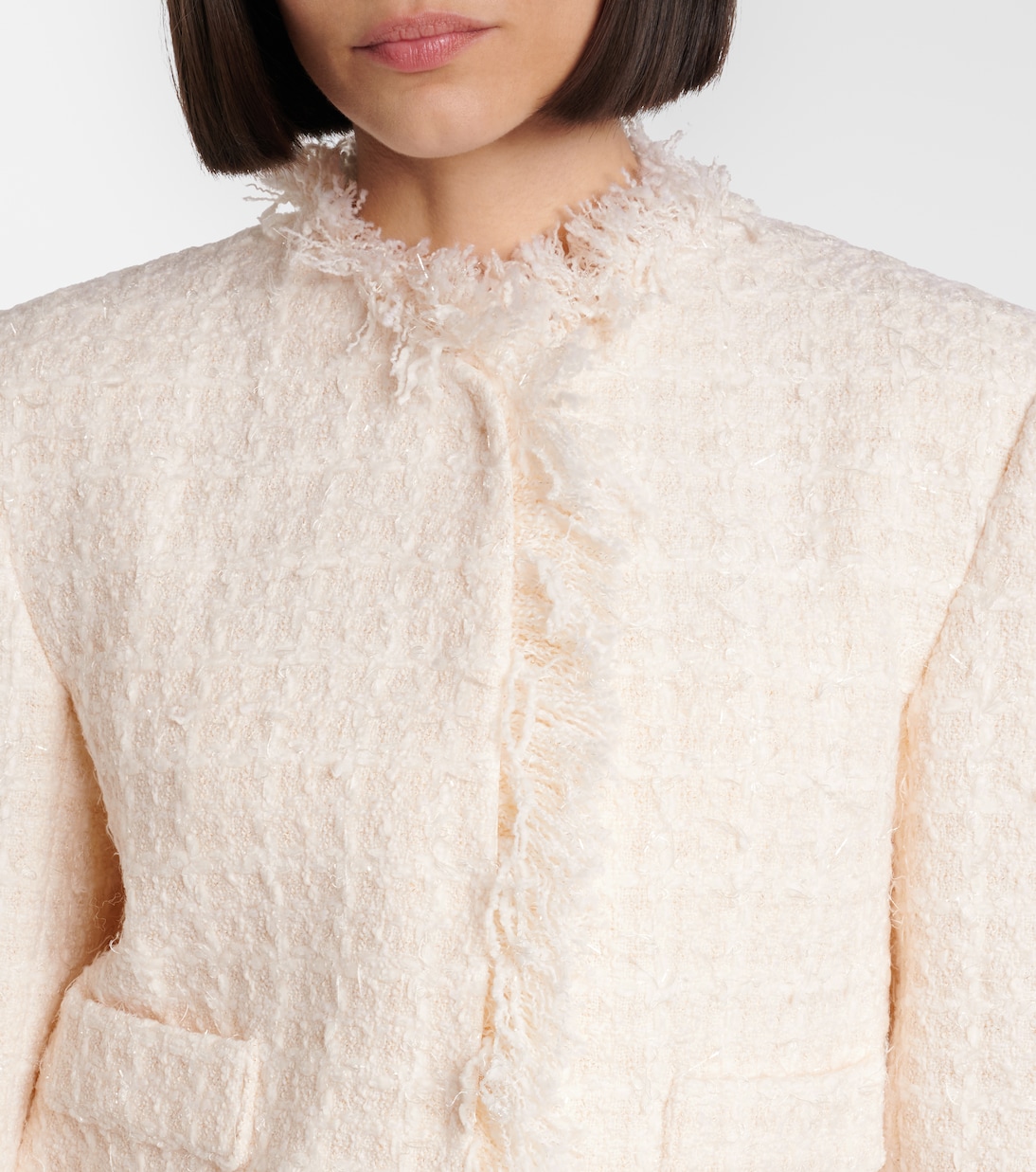 Veste en tweed à ornements | Area