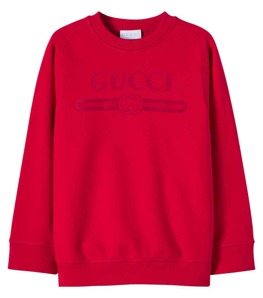 Logo cotton jersey sweatshirt | Gucci Kids