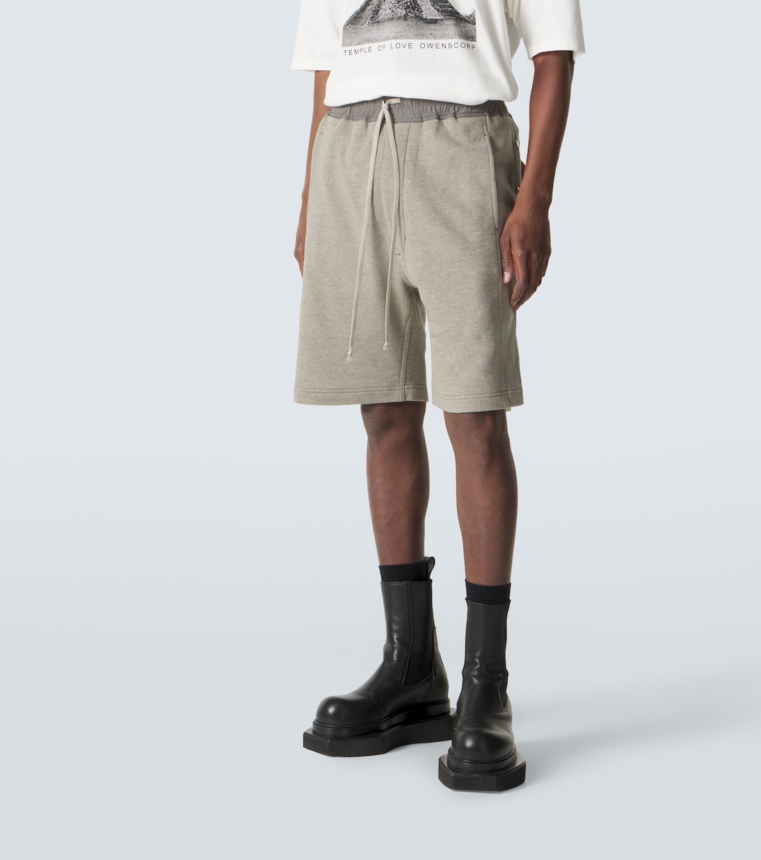 Drkshdw cotton-blend shorts | Rick Owens