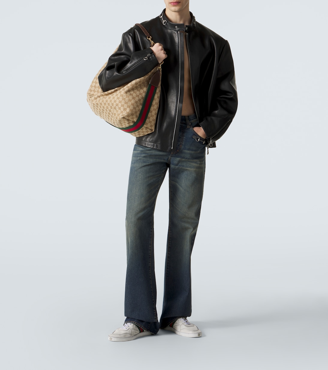 Brera GG Canvas Large shoulder bag | Gucci