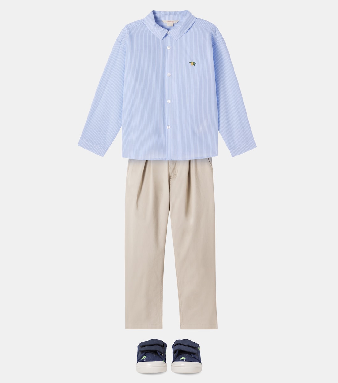 Wes striped cotton poplin shirt | Konges Sløjd