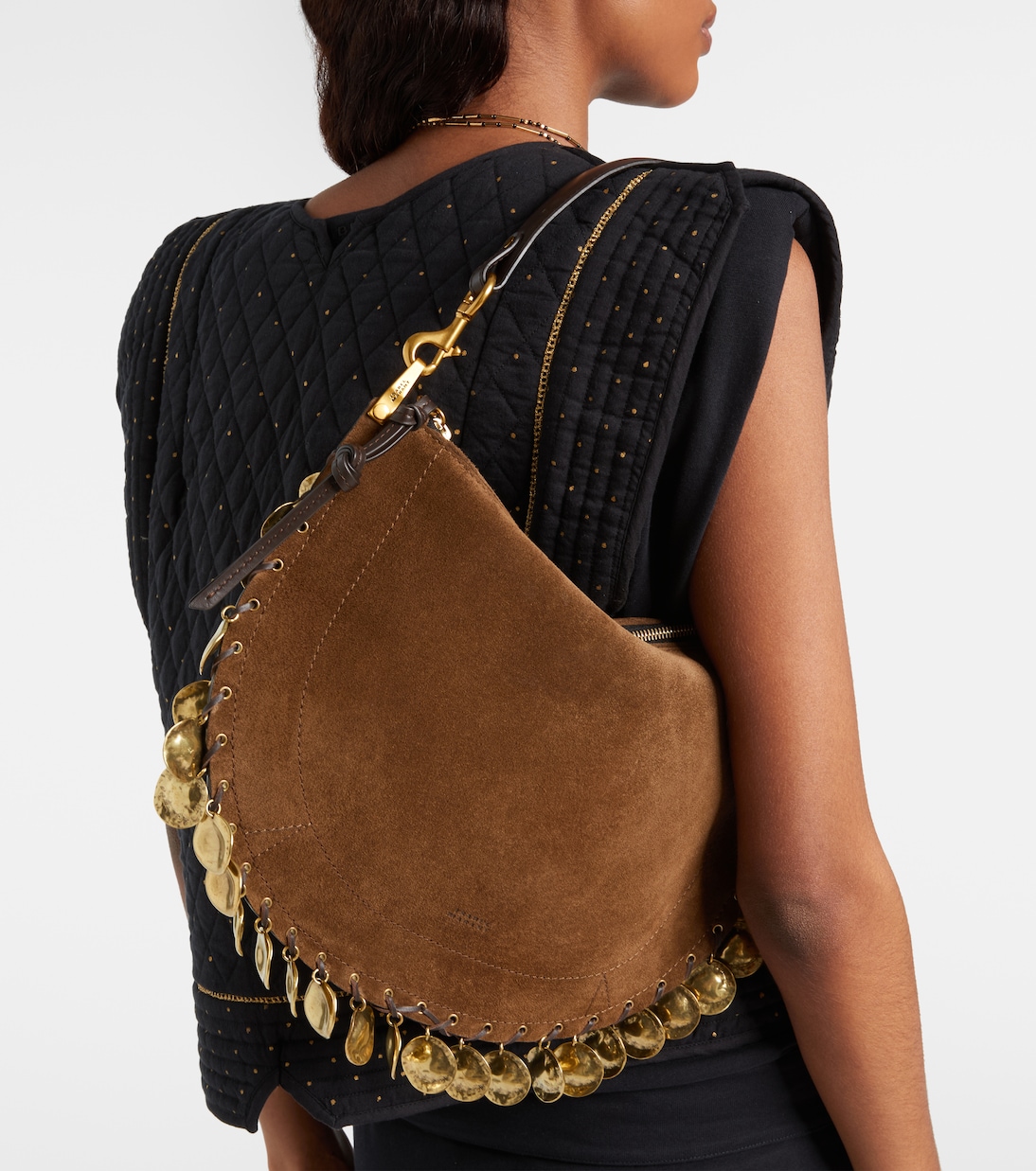 Oskan Soft Small suede crossbody bag | Isabel Marant