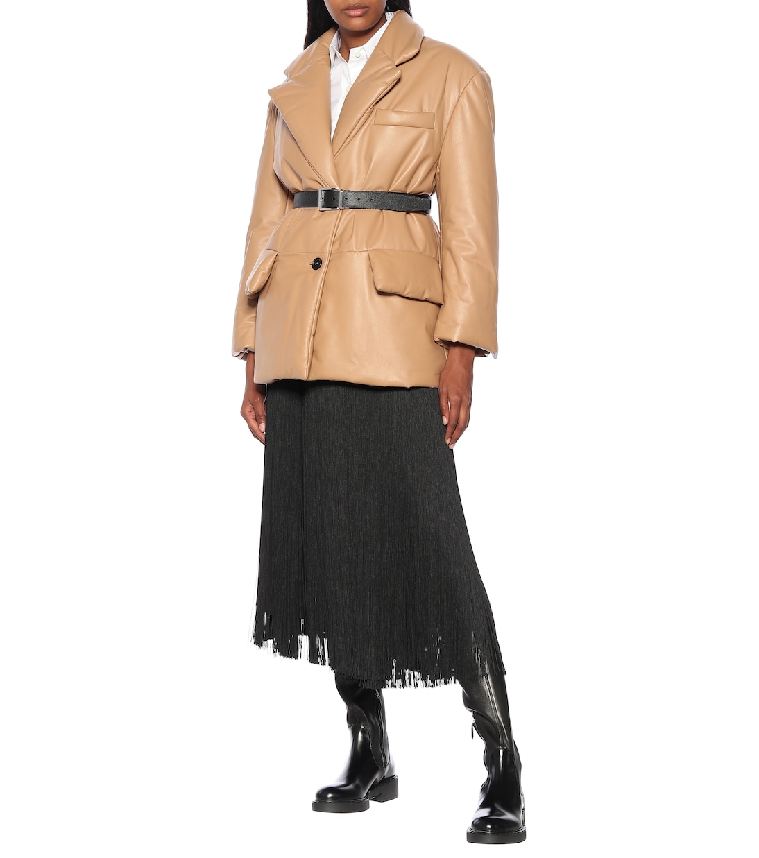Botas mosqueteras de piel | Prada
